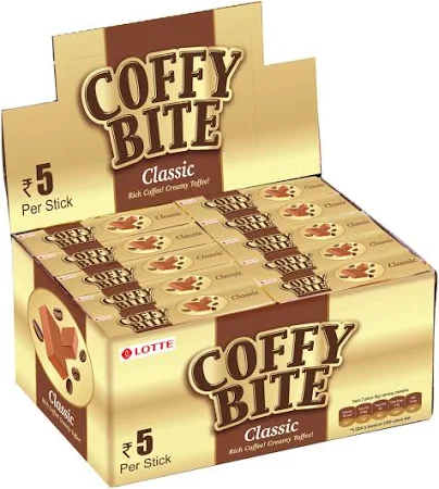 Lotte Coffy Bite Stick, 816gram, Coffee